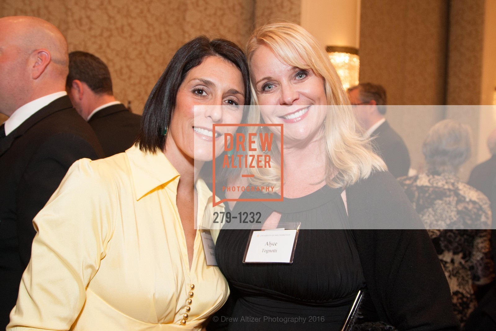 Elizabeth Revetria, Alyce Tognotti, USF Alumni Awards Gala, Fairmont Hotel. San Francisco, California, May 25th, 2016, Photo #279-1232 Elizabeth Revetria, Alyce Tognotti, Photo #279-1232