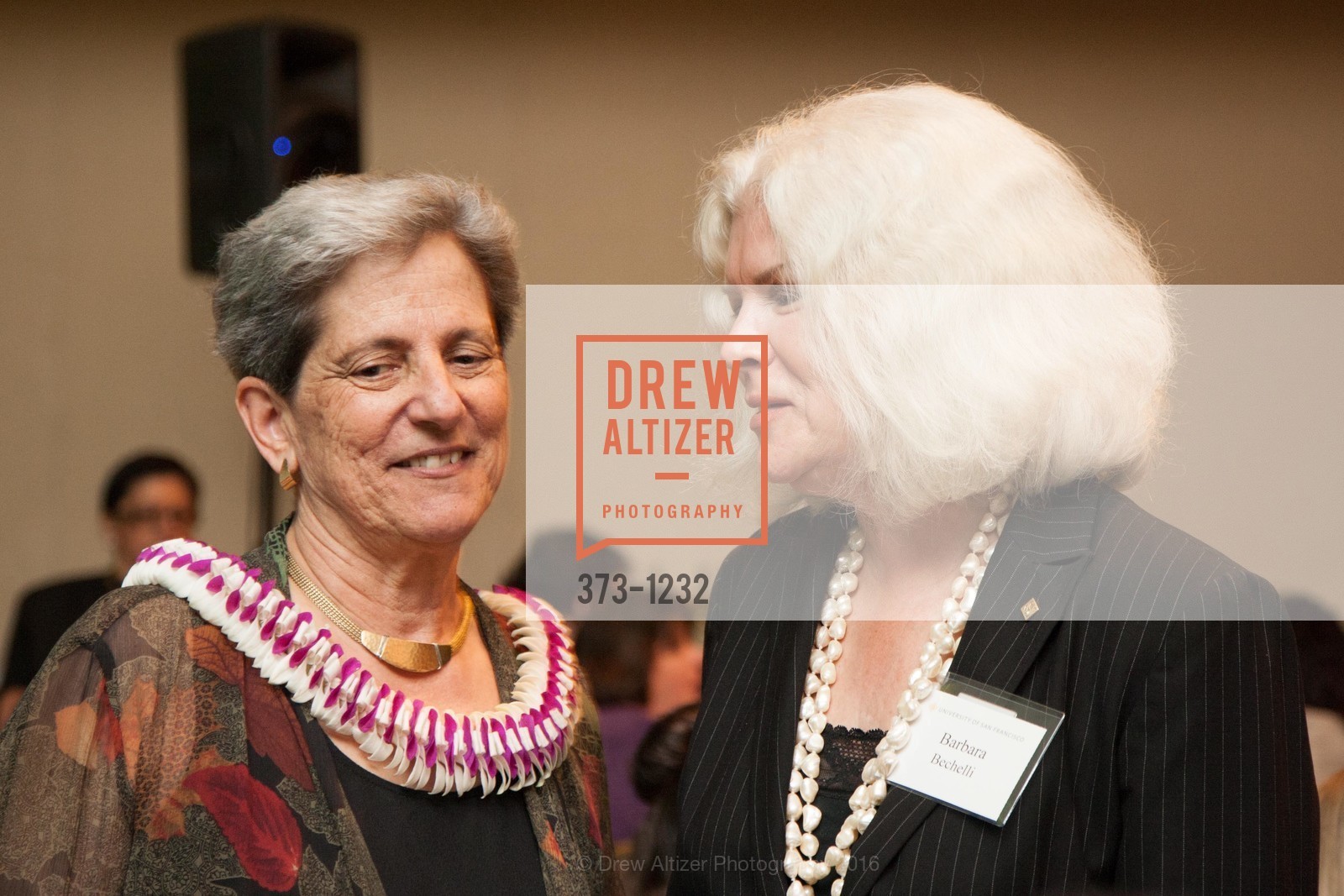 Annette Anton, Barbara Bechelli, USF Alumni Awards Gala, Fairmont Hotel. San Francisco, California, May 25th, 2016, Photo #373-1232 Annette Anton, Barbara Bechelli, Photo #373-1232
