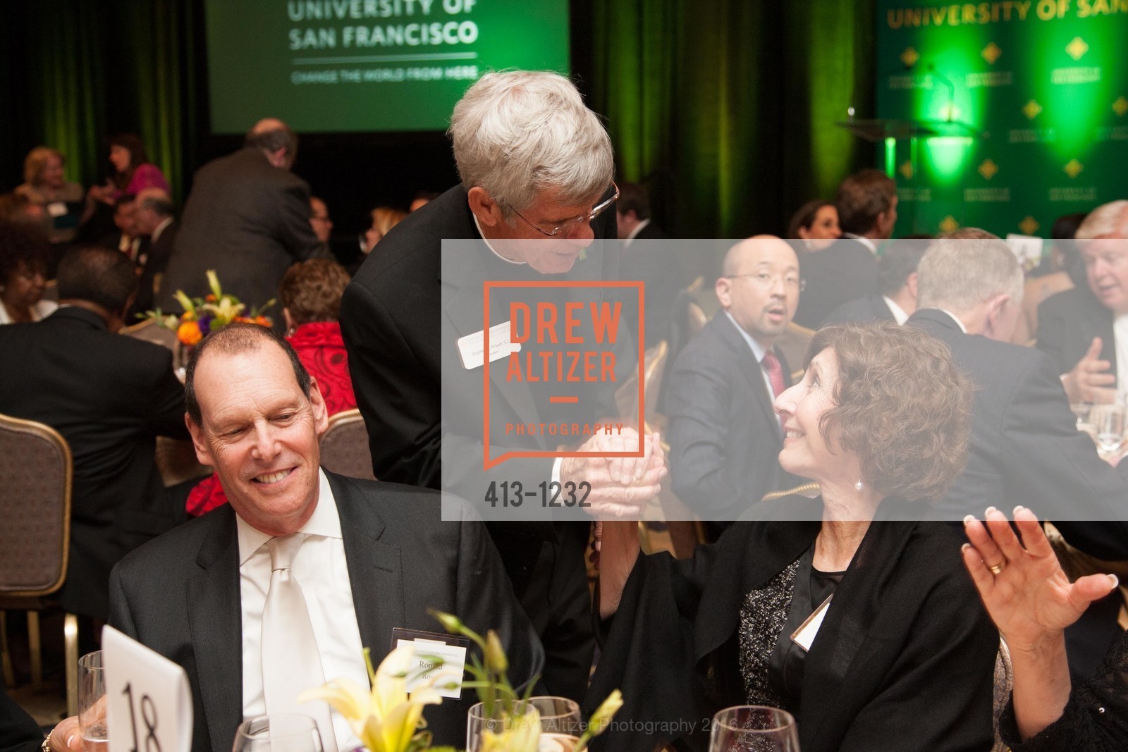 Father Stephen Privett, USF Alumni Awards Gala, Fairmont Hotel. San Francisco, California, May 25th, 2016, Photo #413-1232 Father Stephen Privett, Photo #413-1232