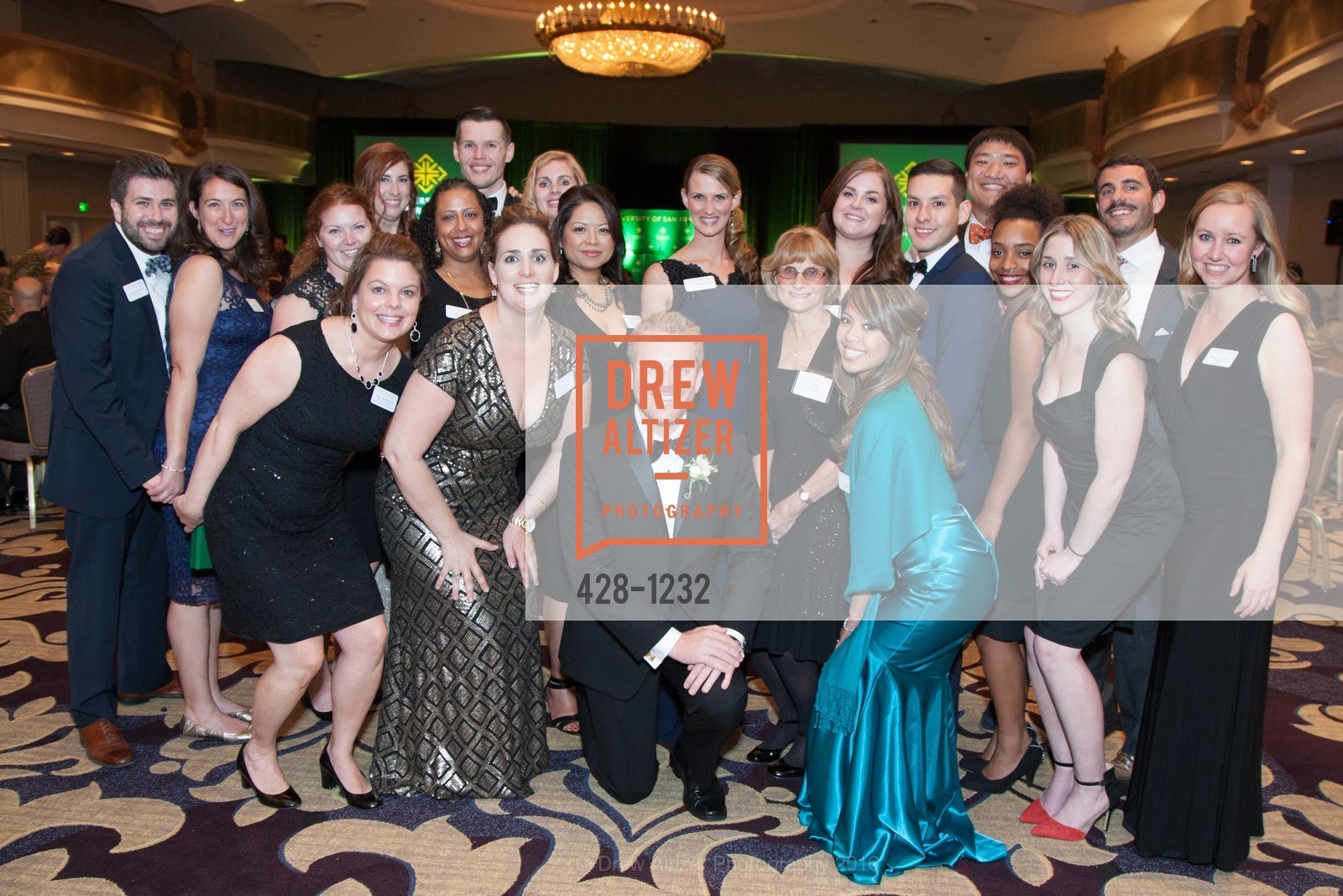 Group Picture, USF Alumni Awards Gala, Fairmont Hotel. San Francisco, California, May 25th, 2016, Photo #428-1232 Group Picture, Photo #428-1232