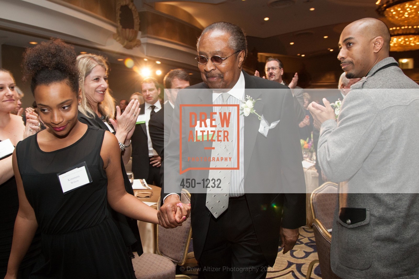Kimmera Wilson, Clarence Jones, USF Alumni Awards Gala, Fairmont Hotel. San Francisco, California, May 25th, 2016, Photo #450-1232 Kimmera Wilson, Clarence Jones, Photo #450-1232