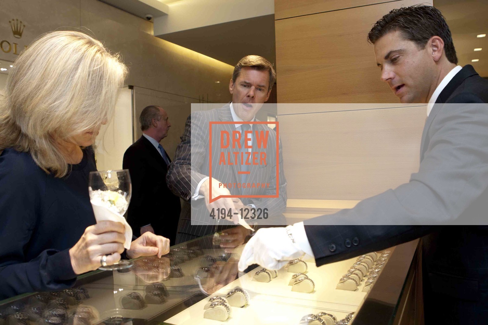 Catherine Enright, James Seuss, Philip Sutton, Rolex-Tourneau Grand Opening, US, November 3rd, 2010, Photo #4194-12326 Catherine Enright, James Seuss, Philip Sutton, Photo #4194-12326