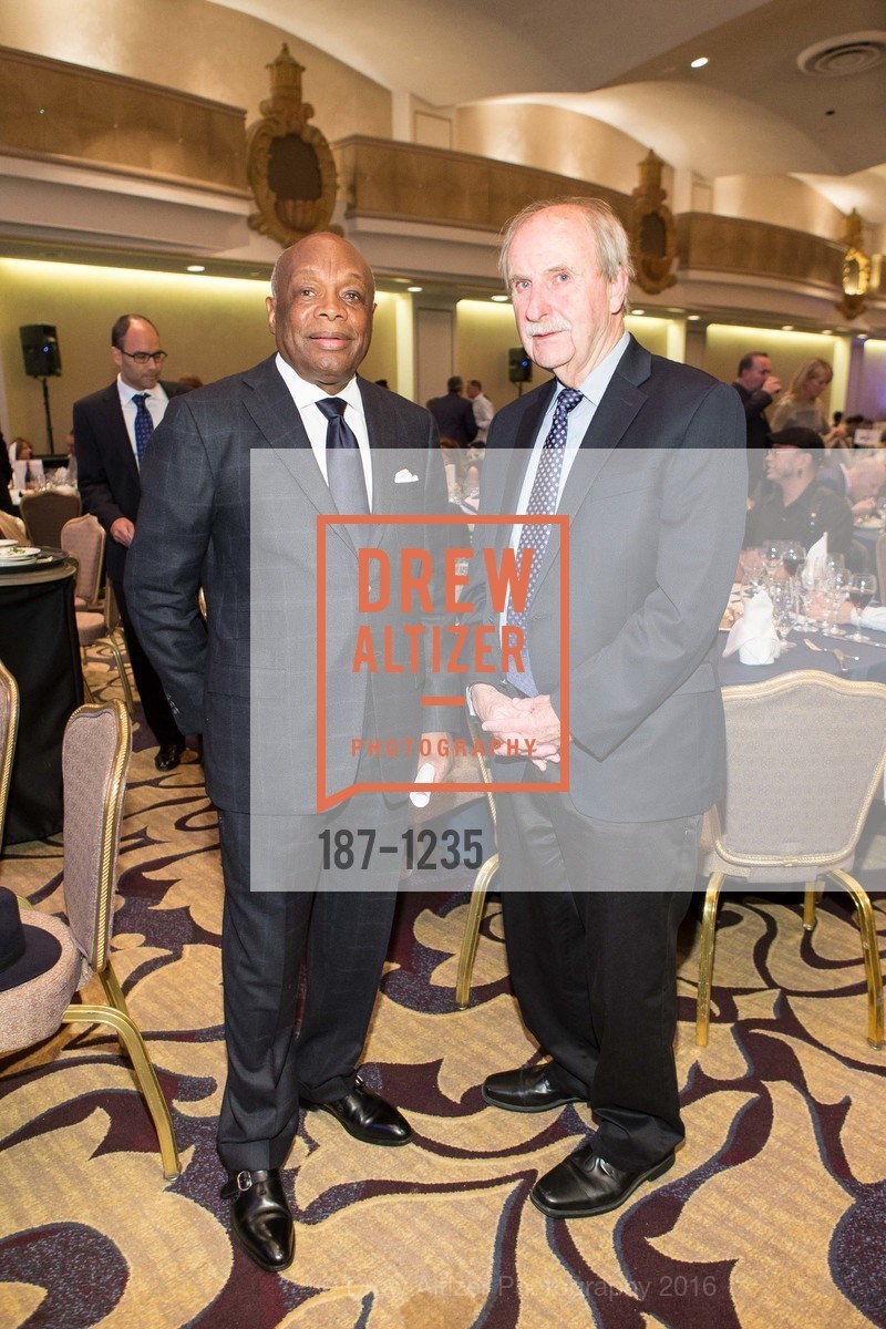 Willie Brown, Tom Nolan, Petchitecture: PAWS' 21st Fundraising Event, The Fairmont, San Francisco, May 25th, 2016, Photo #187-1235 Willie Brown, Tom Nolan, Photo #187-1235