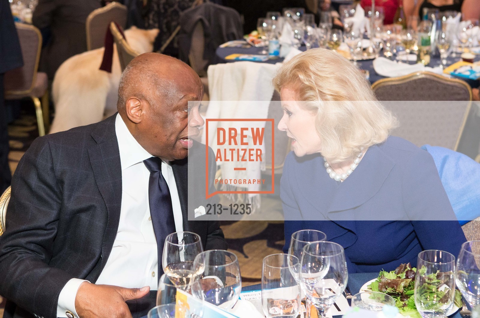 Willie Brown, Dede Wilsey, Petchitecture: PAWS' 21st Fundraising Event, The Fairmont, San Francisco, May 25th, 2016, Photo #213-1235 Willie Brown, Dede Wilsey, Photo #213-1235
