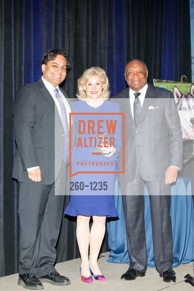 Kaushik Roy, Dede Wilsey, Willie Brown, Petchitecture: PAWS' 21st Fundraising Event, The Fairmont, San Francisco, May 25th, 2016, Photo #260-1235 Kaushik Roy, Dede Wilsey, Willie Brown, Photo #260-1235