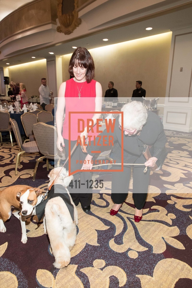 Sandra Gordon, Spencer, Patty Kenny, Auggie, Petchitecture: PAWS' 21st Fundraising Event, The Fairmont, San Francisco, May 25th, 2016, Photo #411-1235 Sandra Gordon, Spencer, Patty Kenny, Auggie, Photo #411-1235