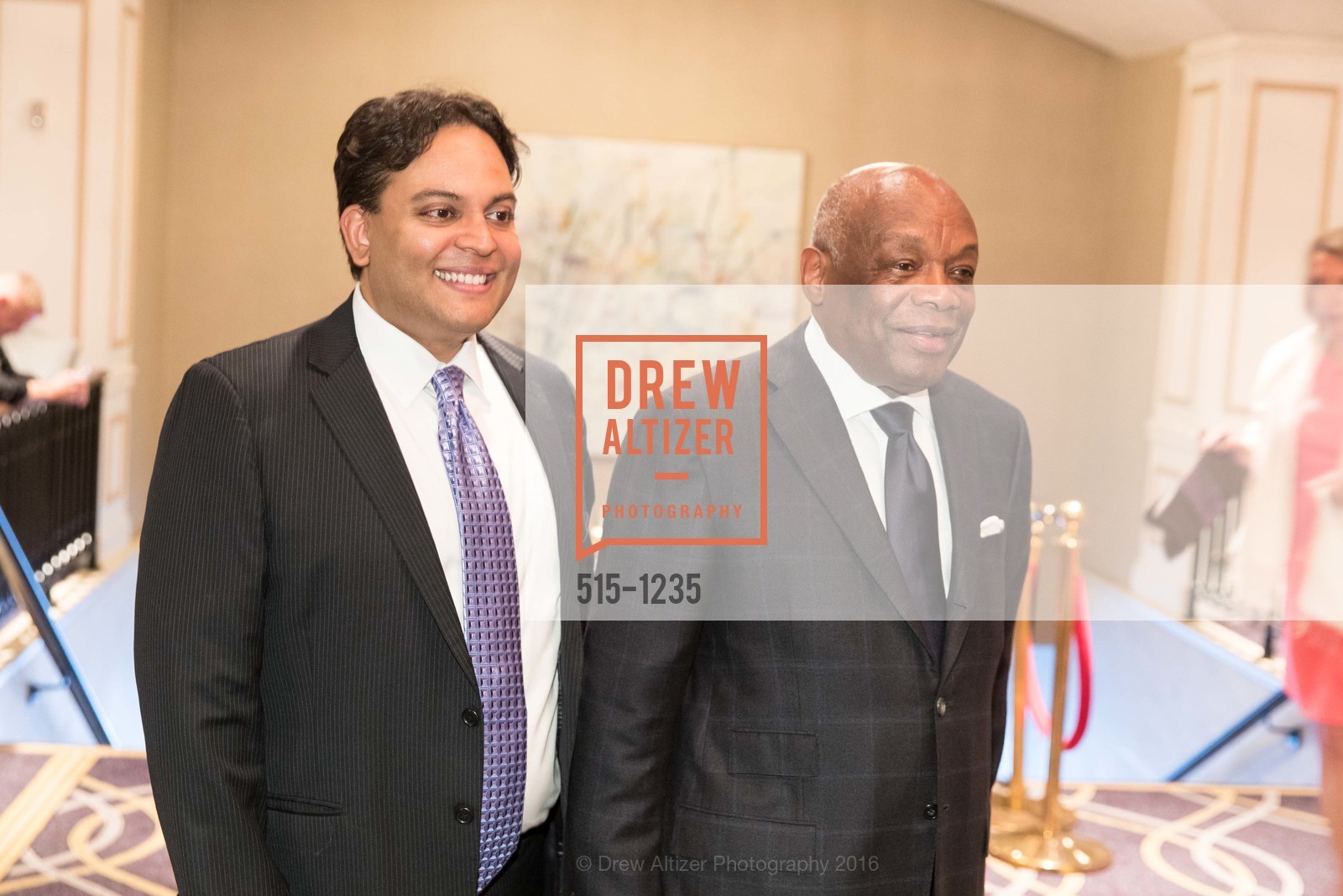 Kaushik Roy, Willie Brown, Petchitecture: PAWS' 21st Fundraising Event, The Fairmont, San Francisco, May 25th, 2016, Photo #515-1235 Kaushik Roy, Willie Brown, Photo #515-1235