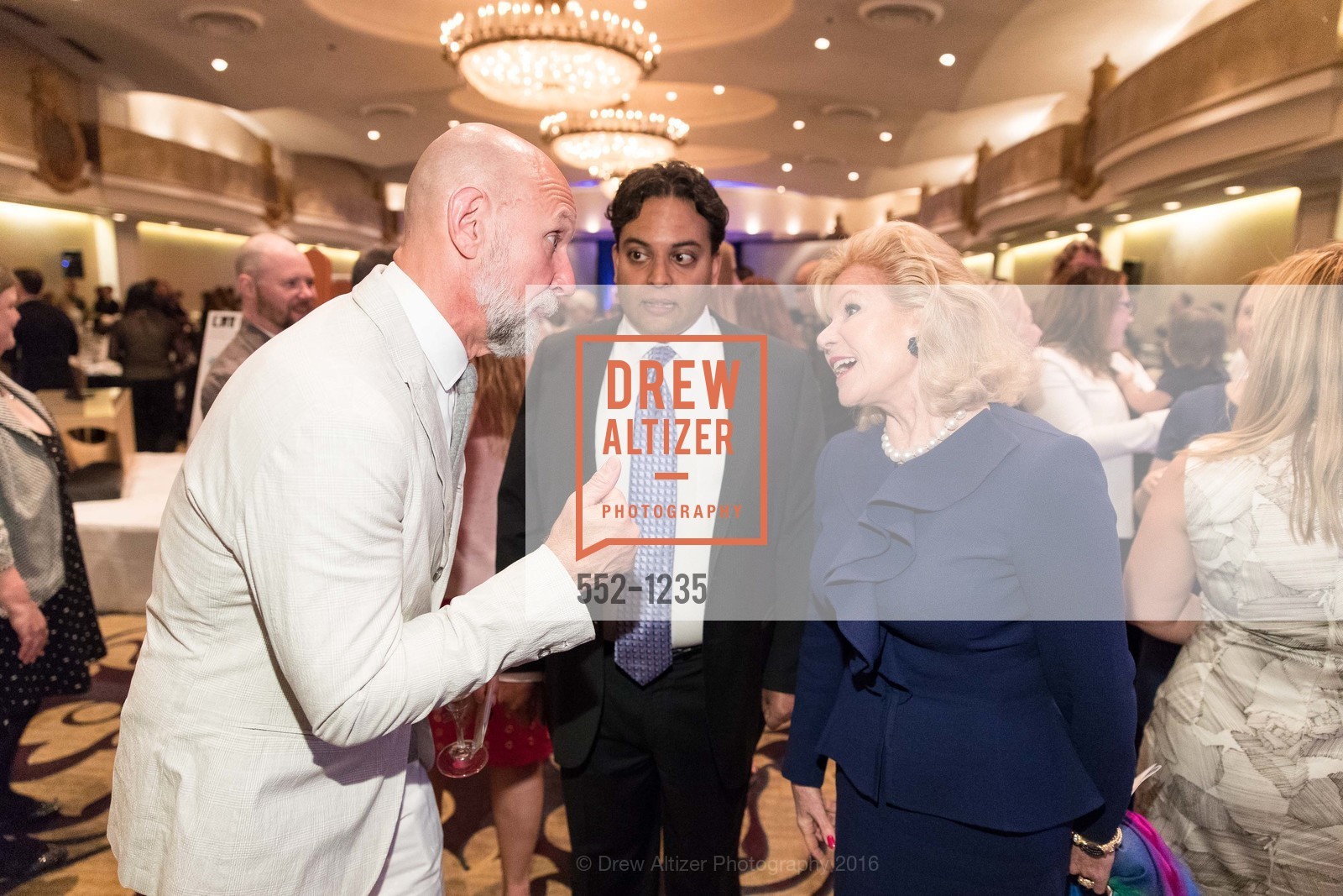 Frank Petkovich, Dede Wilsey, Kaushik Roy, Petchitecture: PAWS' 21st Fundraising Event, The Fairmont, San Francisco, May 25th, 2016, Photo #552-1235 Frank Petkovich, Dede Wilsey, Kaushik Roy, Photo #552-1235