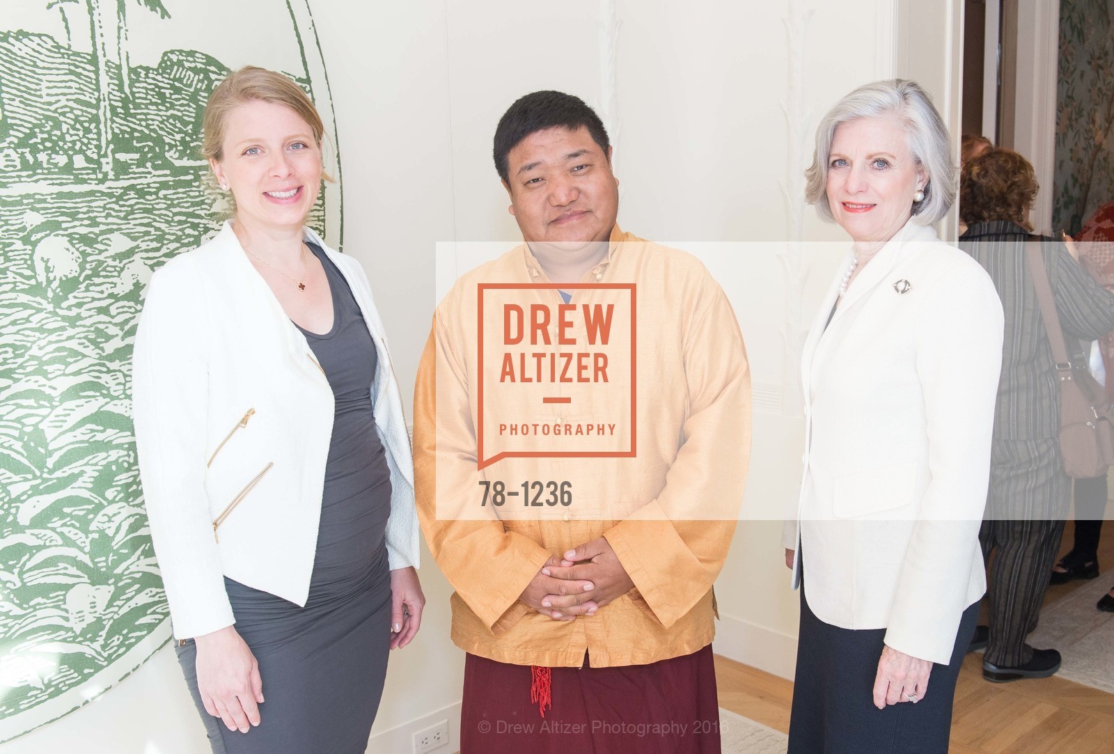 Lancey Gandy, Orgyen Chowang Rinpoche, Maureen Koeppel, Our Pristine Mind: A Practical Guide to Unconditional Happiness Book Signing Party, 2790 Broadway. 2790 Broadway, May 25th, 2016, Photo #78-1236 Lancey Gandy, Orgyen Chowang Rinpoche, Maureen Koeppel, Photo #78-1236