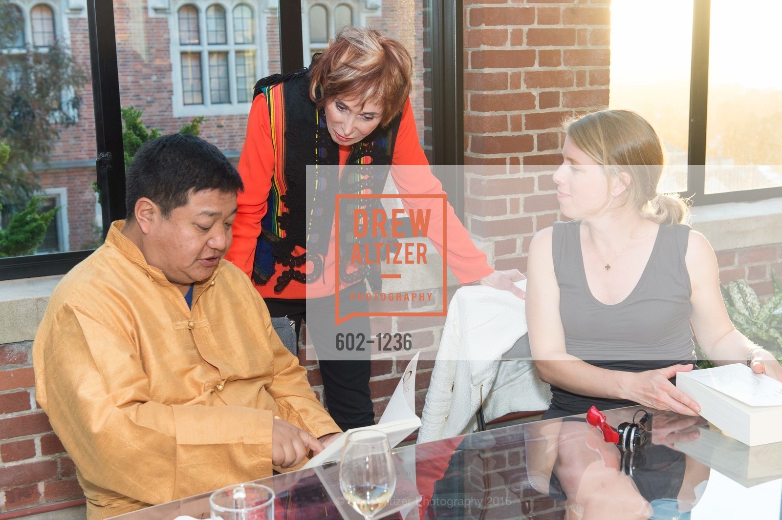 Orgyen Chowang Rinpoche, Norah Stone, Lancey Gandy, Our Pristine Mind: A Practical Guide to Unconditional Happiness Book Signing Party, 2790 Broadway. 2790 Broadway, May 25th, 2016, Photo #602-1236 Orgyen Chowang Rinpoche, Norah Stone, Lancey Gandy, Photo #602-1236