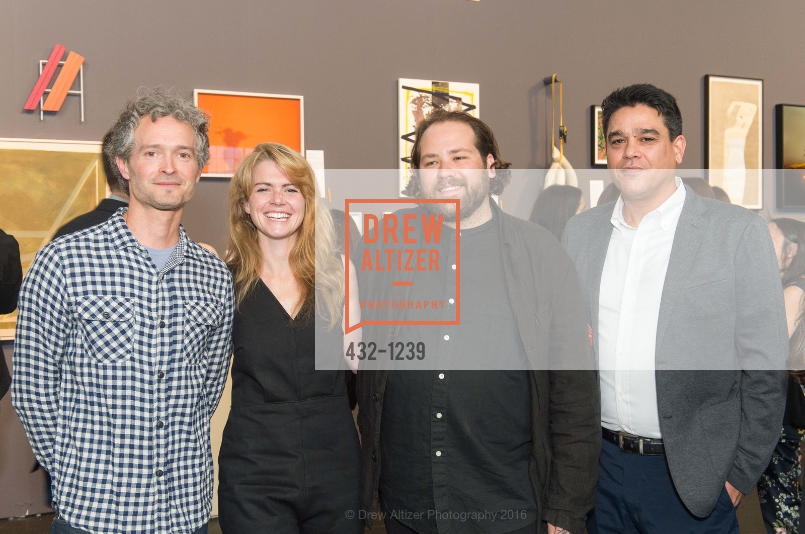Jesse Schlesinger, May Wilson, David Kasprzak, Sean Uyehara, Headlands Benefit Art Auction 2016, Festival Pavilion at Fort Mason Center for Arts and Culture, June 1st, 2016, Photo #432-1239 Jesse Schlesinger, May Wilson, David Kasprzak, Sean Uyehara, Photo #432-1239