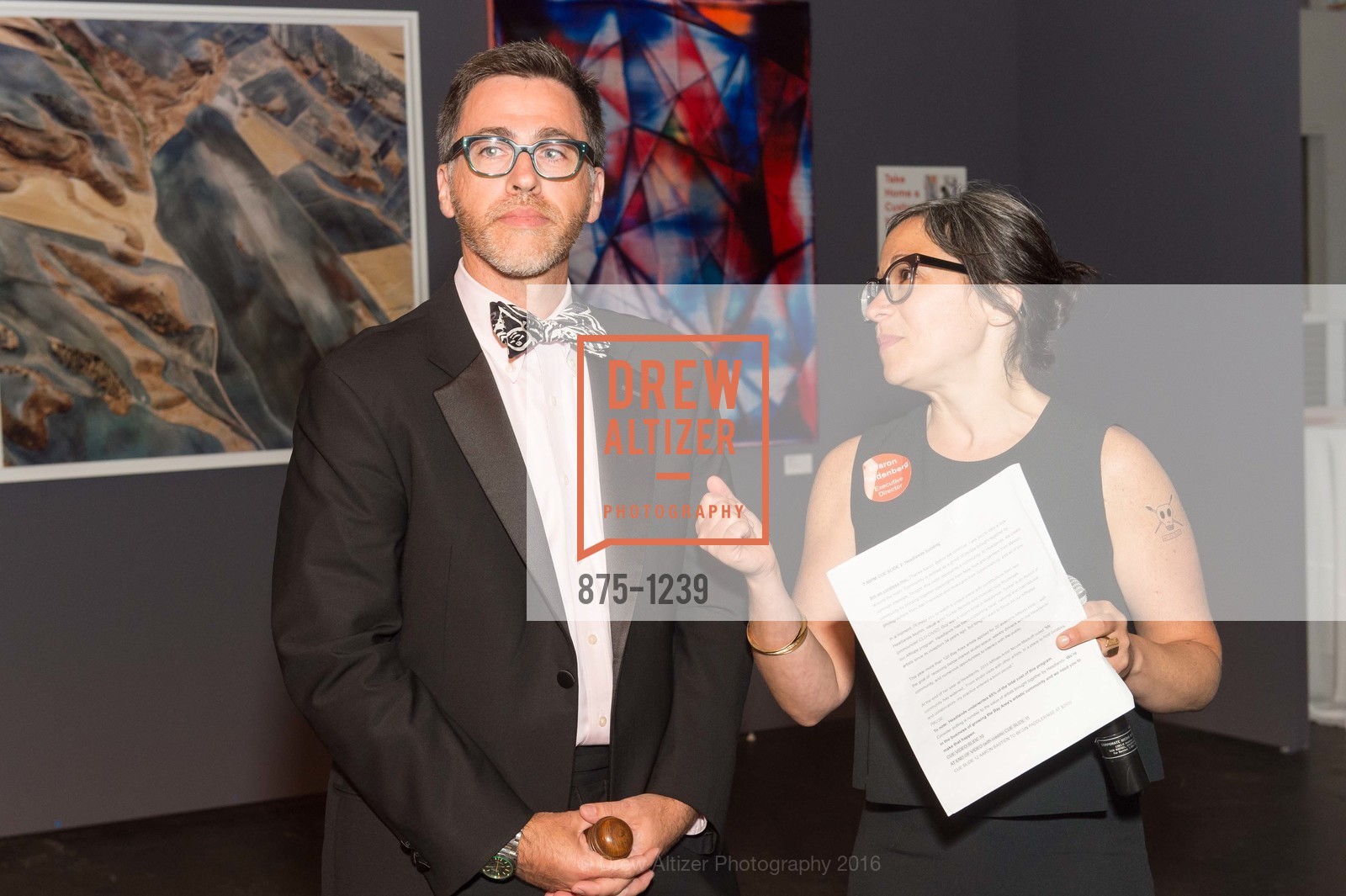 Aaron Bastien, Sharon Maidenberg, Headlands Benefit Art Auction 2016, Festival Pavilion at Fort Mason Center for Arts and Culture, June 1st, 2016, Photo #875-1239 Aaron Bastien, Sharon Maidenberg, Photo #875-1239