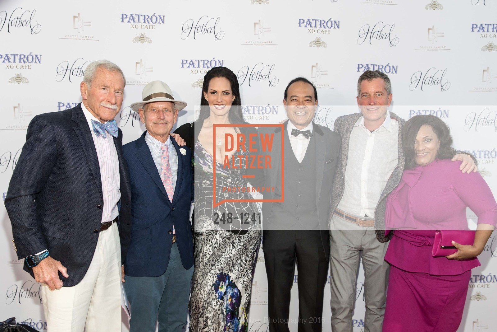 Maxwell Drever, Al Hatfield, Carla Ferrer, Raymund King, David Valaer, Janine Davis, 2016 Hotbed Benefit: Le Cirque du Nuit, Private Residence, June 4th, 2016, Photo #248-1241 Maxwell Drever, Al Hatfield, Carla Ferrer, Raymund King, David Valaer, Janine Davis, Photo #248-1241