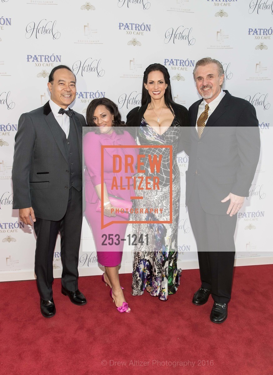 Raymund King, Janine Davis, Carla Ferrer, Jim O'Brien, 2016 Hotbed Benefit: Le Cirque du Nuit, Private Residence, June 4th, 2016, Photo #253-1241 Raymund King, Janine Davis, Carla Ferrer, Jim O'Brien, Photo #253-1241