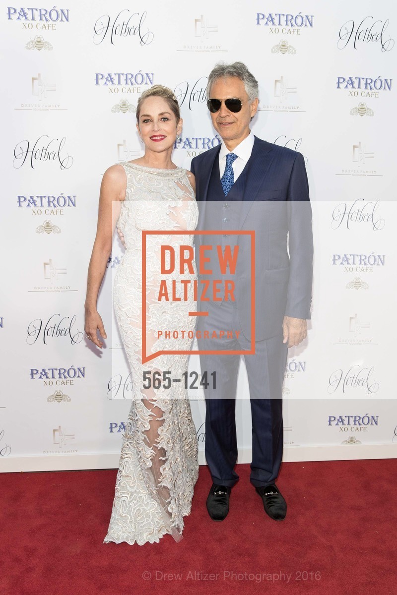 Sharon Stone, Andrea Bocelli, 2016 Hotbed Benefit: Le Cirque du Nuit, Private Residence, June 4th, 2016, Photo #565-1241 Sharon Stone, Andrea Bocelli, Photo #565-1241