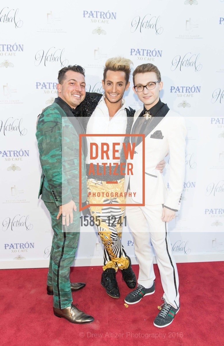 Jake Wall, Frankie Grande, Blake Patterson, 2016 Hotbed Benefit: Le Cirque du Nuit, Private Residence, June 4th, 2016, Photo #1585-1241 Jake Wall, Frankie Grande, Blake Patterson, Photo #1585-1241