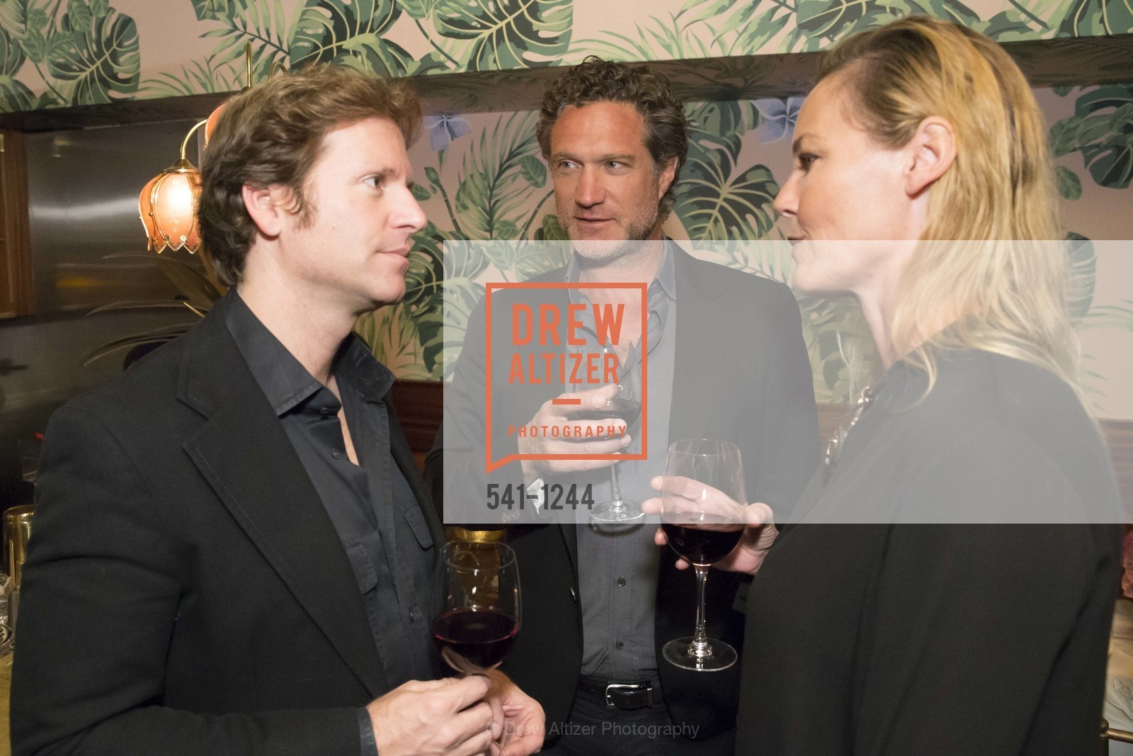 Trevor Traina, Connie Nielsen, EB Florals Dinner Hosted by Vanessa Getty with Saks Fifth Avenue, Leo's Oyster Bar. 568 Sacramento St, San Francisco, CA 94111, Photo #541-1244 Trevor Traina, Connie Nielsen, Photo #541-1244