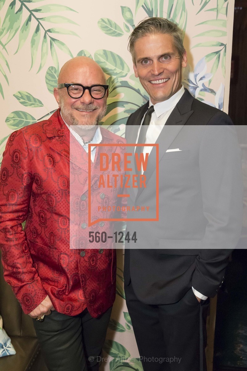Eric Buterbaugh, Fabrice Croise, EB Florals Dinner Hosted by Vanessa Getty with Saks Fifth Avenue, Leo's Oyster Bar. 568 Sacramento St, San Francisco, CA 94111, Photo #560-1244 Eric Buterbaugh, Fabrice Croise, Photo #560-1244