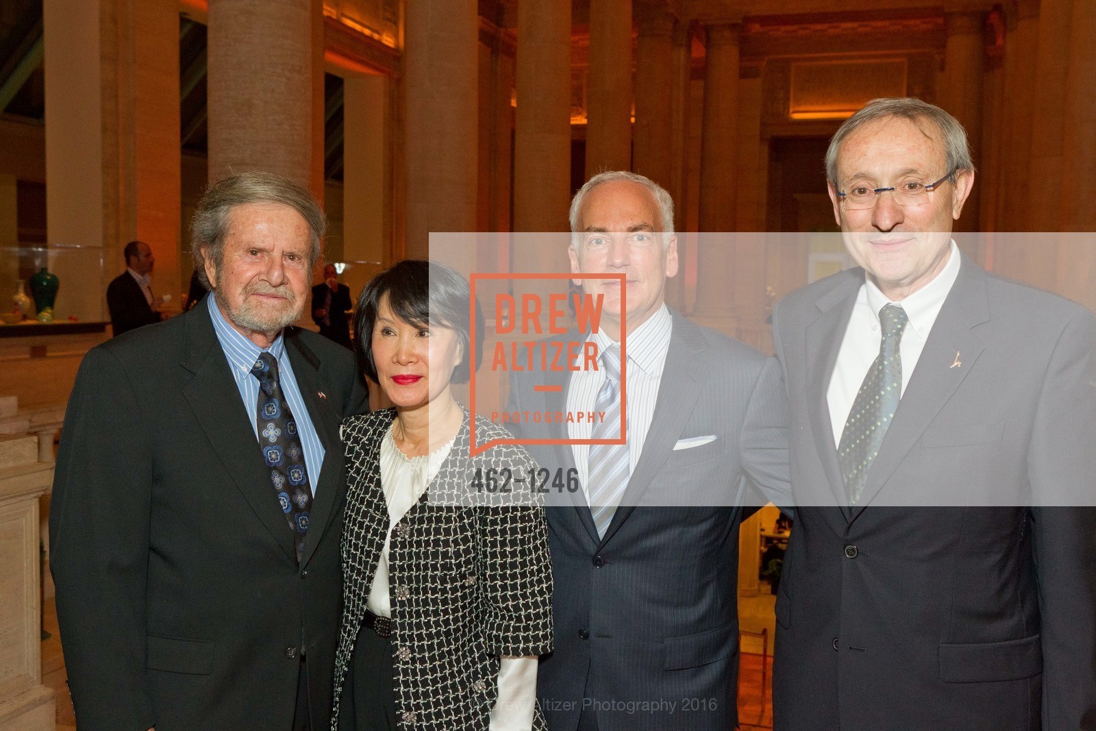 Tad Taube, Susan Koret, Jeff Farber, Menahem Ben-Sasson, Photo #462-1246