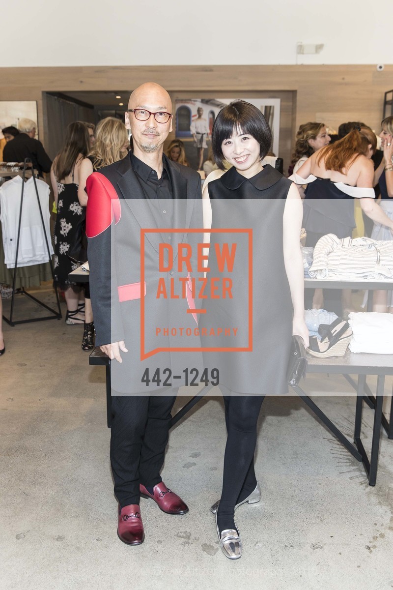 Ryuji Fukuyama, Yuka Uehara, Intermix Reception Benefiting the Representation Project, Intermix Marin Boutique, June 2nd, 2016, Photo #442-1249 Ryuji Fukuyama, Yuka Uehara, Photo #442-1249