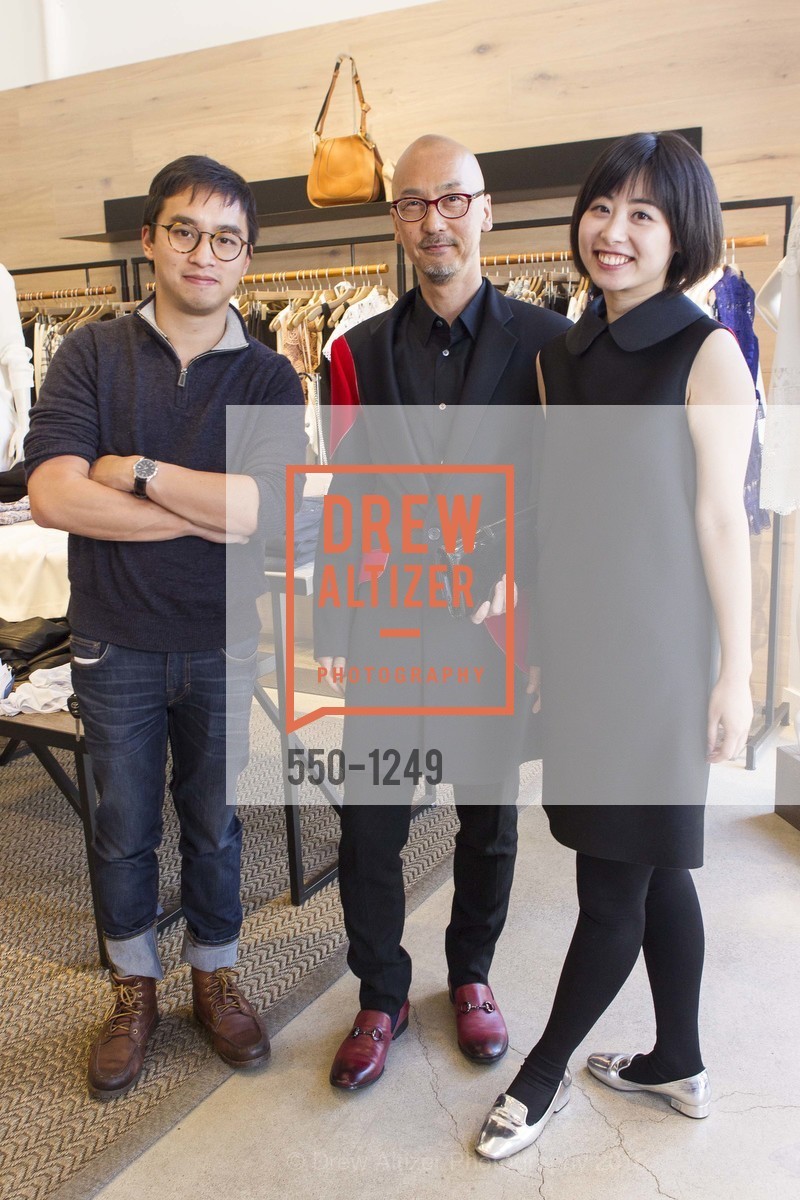 Richard Van, Yuji Fukuyama, Yuka Uehara, Intermix Reception Benefiting the Representation Project, Intermix Marin Boutique, June 2nd, 2016, Photo #550-1249 Richard Van, Yuji Fukuyama, Yuka Uehara, Photo #550-1249