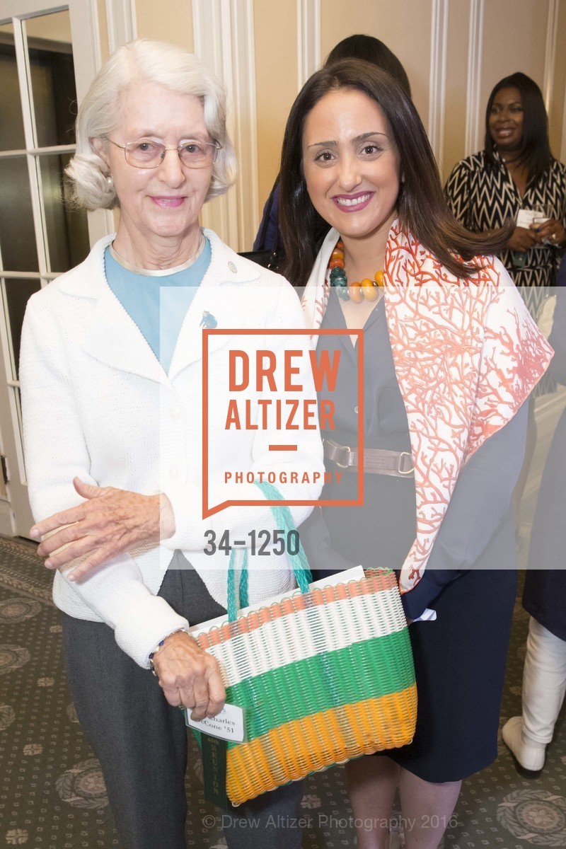 Mimi Charles, Clara Abecassis, Burke's Alumnae Luncheon, Metropolitan Club. 640 Sutter Street, San Francisco, June 3rd, 2016, Photo #34-1250 Mimi Charles, Clara Abecassis, Photo #34-1250
