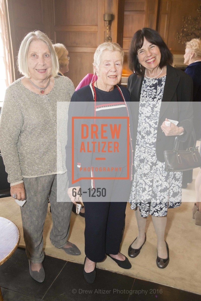 Louise Vejar, Mary Joan Kelley, Virginia Doyle, Burke's Alumnae Luncheon, Metropolitan Club. 640 Sutter Street, San Francisco, June 3rd, 2016, Photo #64-1250 Louise Vejar, Mary Joan Kelley, Virginia Doyle, Photo #64-1250