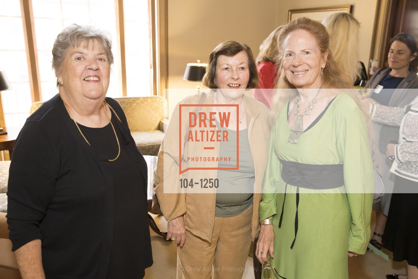 Sally Clark Henning, Beth Anderson, Suzanne Chevalier Skolnikoff, Burke's Alumnae Luncheon, Metropolitan Club. 640 Sutter Street, San Francisco, June 3rd, 2016, Photo #104-1250 Sally Clark Henning, Beth Anderson, Suzanne Chevalier Skolnikoff, Photo #104-1250