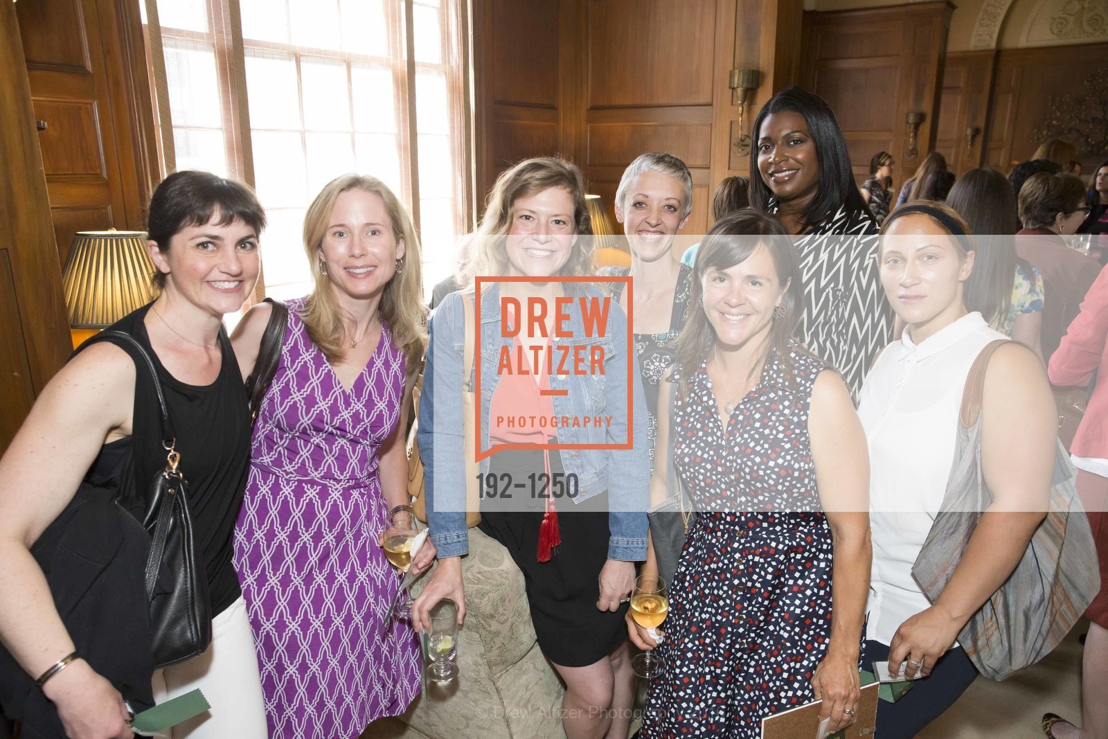 Erica Ishoo, Juliet Lane Rabini, Edie Gillis, Maya, Dana Davis, Avril Hampton, Lena McKee, Burke's Alumnae Luncheon, Metropolitan Club. 640 Sutter Street, San Francisco, June 3rd, 2016, Photo #192-1250 Erica Ishoo, Juliet Lane Rabini, Edie Gillis, Maya, Dana Davis, Avril Hampton, Lena McKee, Photo #192-1250