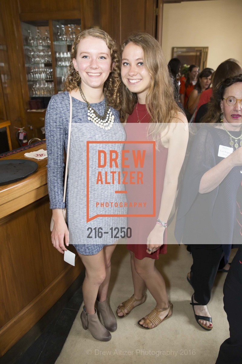 Christine Goines, Julia Nemy, Burke's Alumnae Luncheon, Metropolitan Club. 640 Sutter Street, San Francisco, June 3rd, 2016, Photo #216-1250 Christine Goines, Julia Nemy, Photo #216-1250