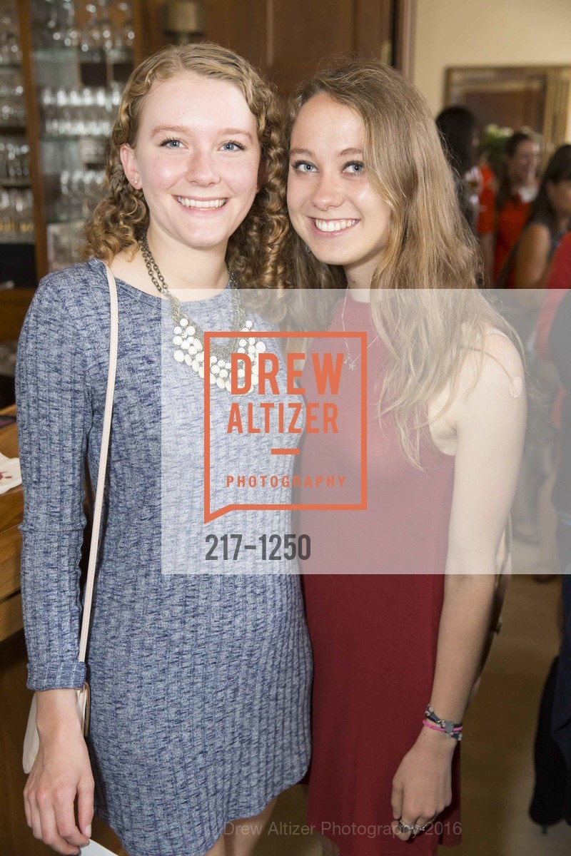 Christine Goines, Julia Nemy, Burke's Alumnae Luncheon, Metropolitan Club. 640 Sutter Street, San Francisco, June 3rd, 2016, Photo #217-1250 Christine Goines, Julia Nemy, Photo #217-1250