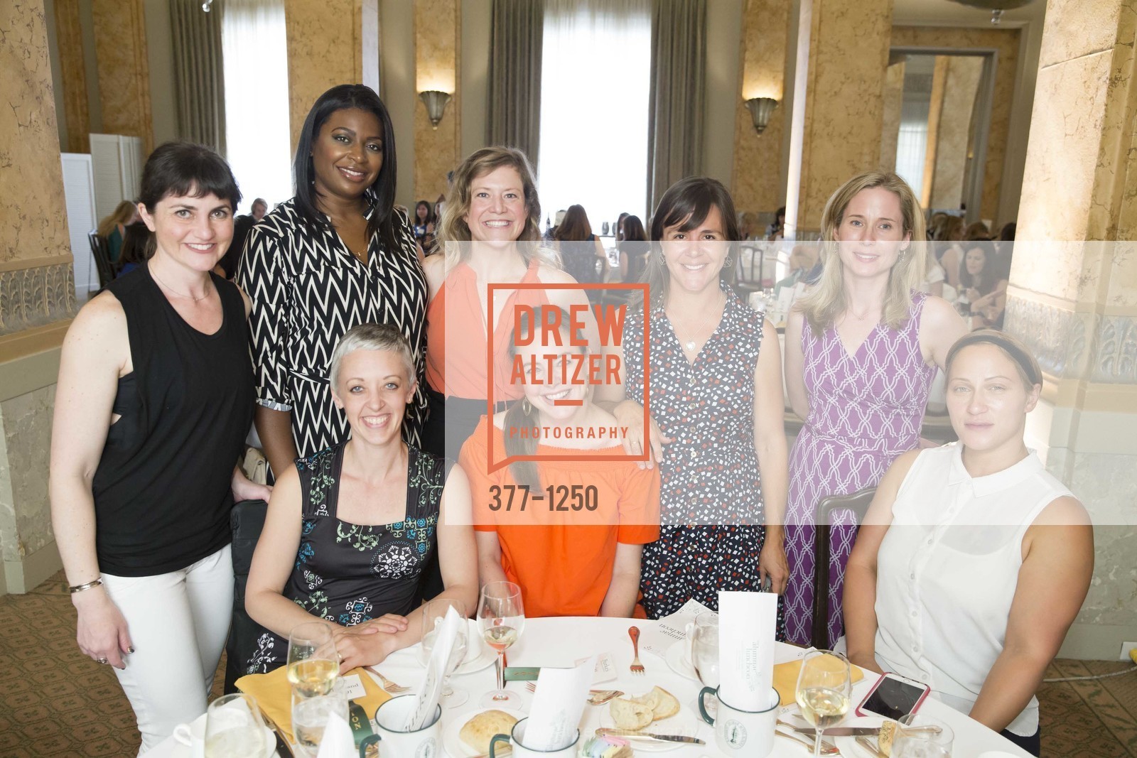 Erica Ishoo, Avril Hampton, Dana Eveland Davis, Evie Gilliss, Daisy Barringer, Maya, Juliet Lane Rabini, Lena McKee, Burke's Alumnae Luncheon, Metropolitan Club. 640 Sutter Street, San Francisco, June 3rd, 2016, Photo #377-1250 Erica Ishoo, Avril Hampton, Dana Eveland Davis, Evie Gilliss, Daisy Barringer, Maya, Juliet Lane Rabini, Lena McKee, Photo #377-1250