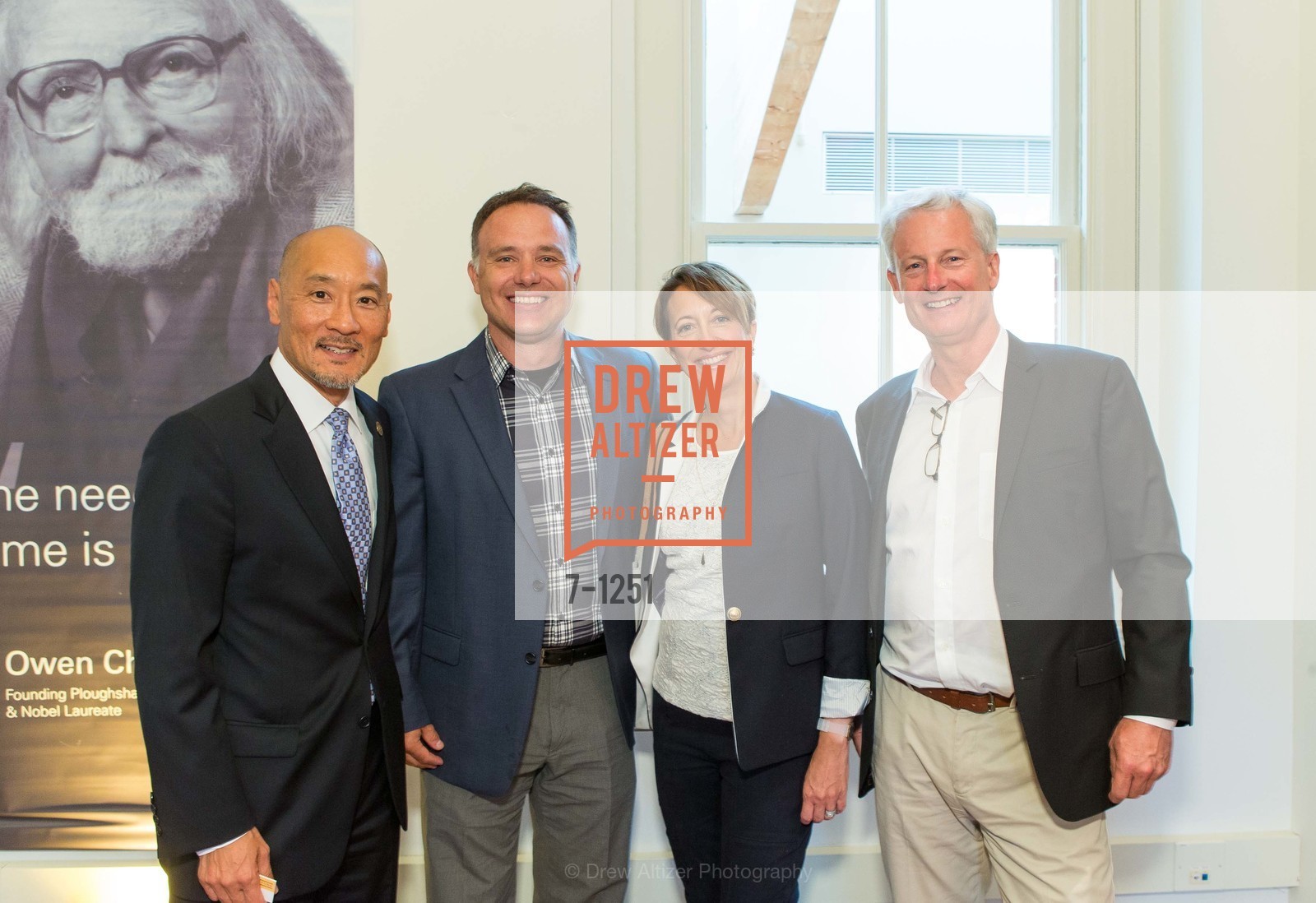 Philip Yun, Peter Jackson, Jen Betti, John Hoyt, Ploughshares Fund Chain Reaction: Women in Security, Presidio, Photo #7-1251 Philip Yun, Peter Jackson, Jen Betti, John Hoyt, Photo #7-1251