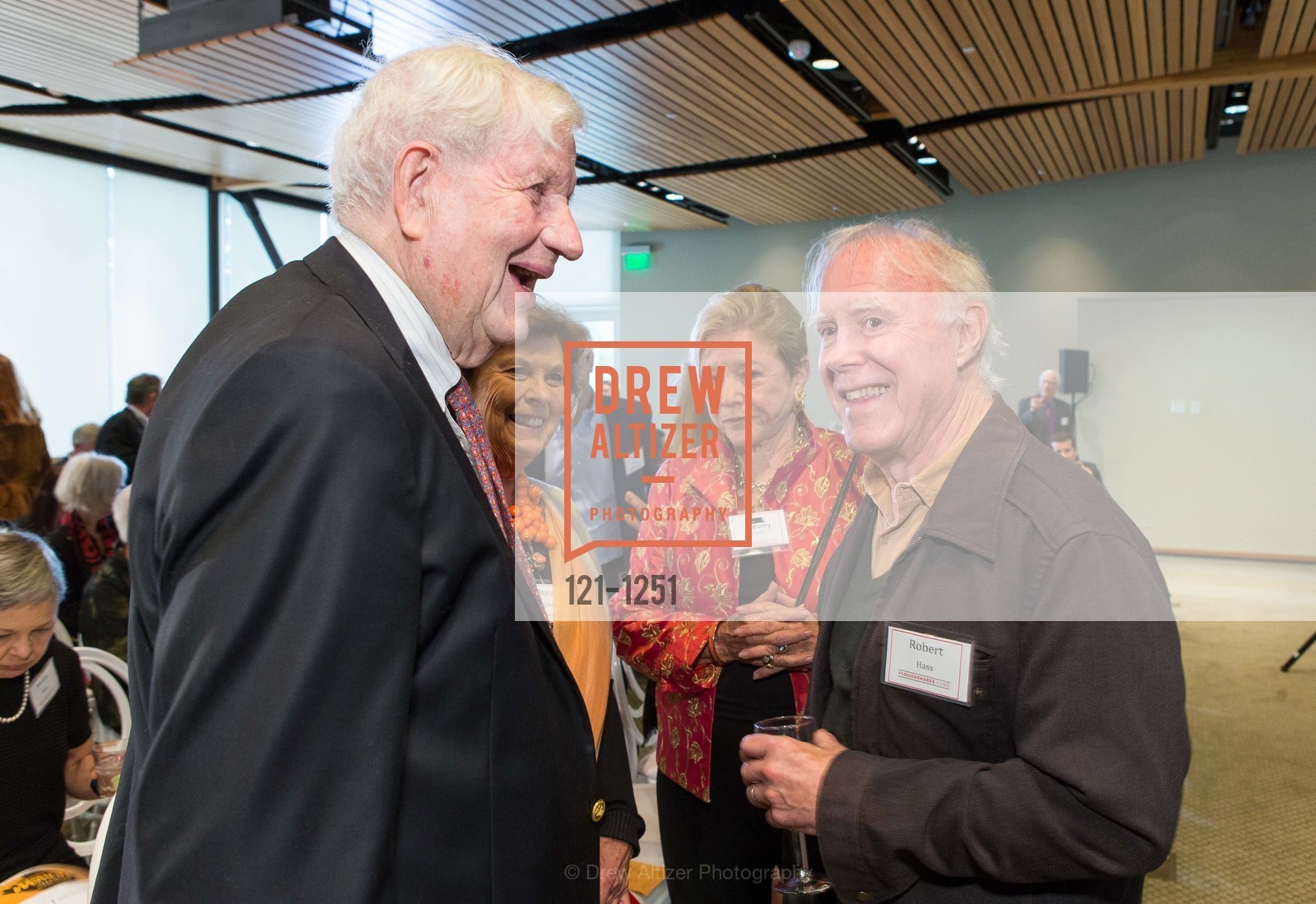 William Luers, Robert Hass, Ploughshares Fund Chain Reaction: Women in Security, Presidio, Photo #121-1251 William Luers, Robert Hass, Photo #121-1251