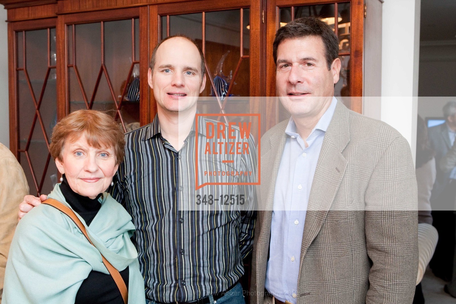 Joyce Crandon, John Crandon, Glenn Risso, Taj Campton Place Welcomes Paul Theroux, US, March 1st, 2010, Photo #348-12515 Joyce Crandon, John Crandon, Glenn Risso, Photo #348-12515