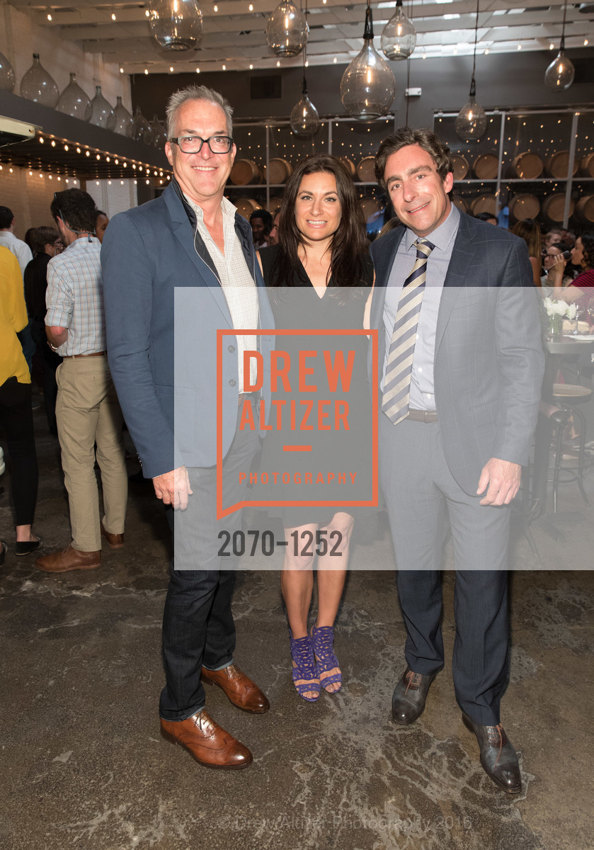 Kurt Bauer, Jennifer Belardi, Dreux Hansen, UNCORKED! with Friends of Larkin Street, Bluxome Street Winery, June 9th, 2016, Photo #2070-1252 Kurt Bauer, Jennifer Belardi, Dreux Hansen, Photo #2070-1252