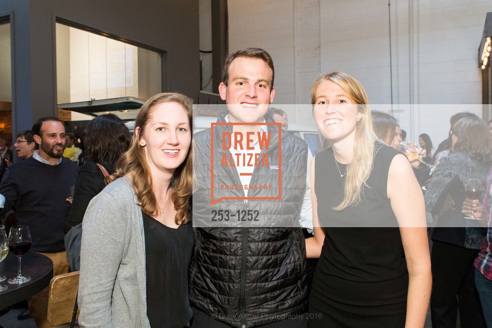 Morgan Byce, Pierce Walsh, Elizabeth Moir, UNCORKED! with Friends of Larkin Street, Bluxome Street Winery, June 9th, 2016, Photo #253-1252 Morgan Byce, Pierce Walsh, Elizabeth Moir, Photo #253-1252