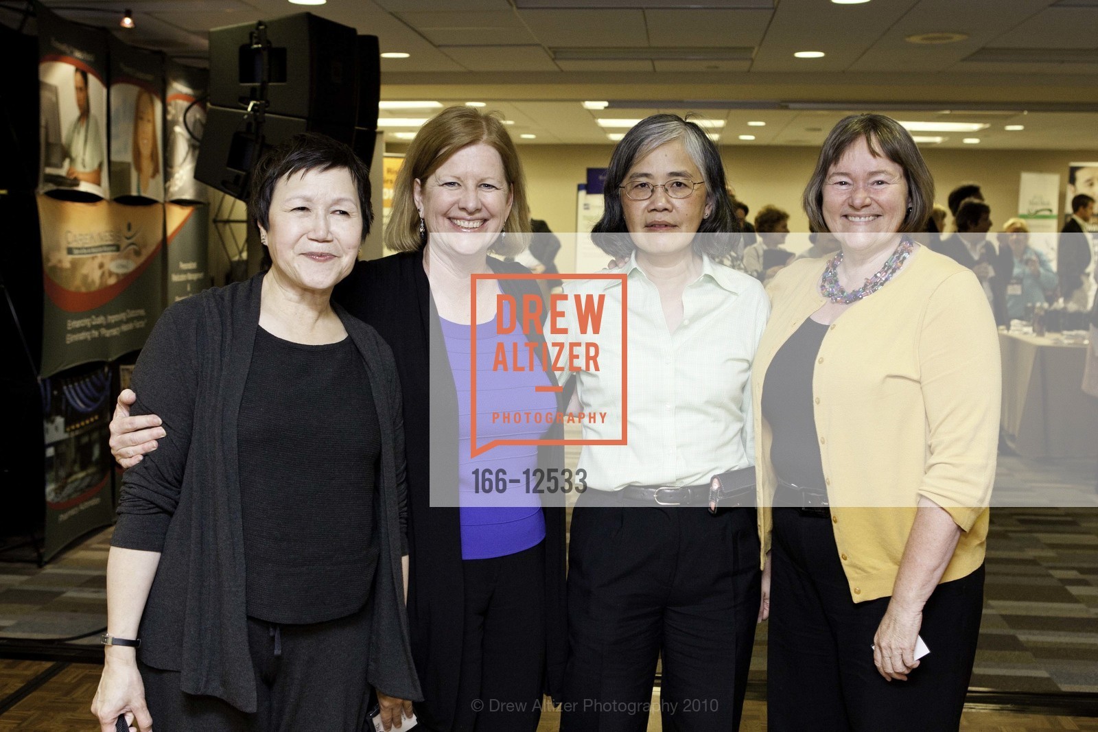 Sue Wong, Eileen Kunz, Cathy Eng, Kate O'Malley, National PACE Conference: Opening Night Reception - Diverse Flavors of San Francisco, US, October 5th, 2010, Photo #166-12533 Sue Wong, Eileen Kunz, Cathy Eng, Kate O'Malley, Photo #166-12533
