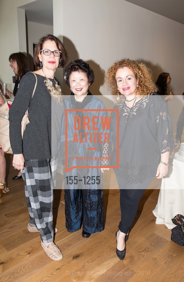 Diane Scheiman, Esther Marks, Simone Vianna, 43rd Annual Asian Neighborhood Design at the Makras Residence, Private Residence. Private Residence, June 7th, 2016, Photo #155-1255 Diane Scheiman, Esther Marks, Simone Vianna, Photo #155-1255
