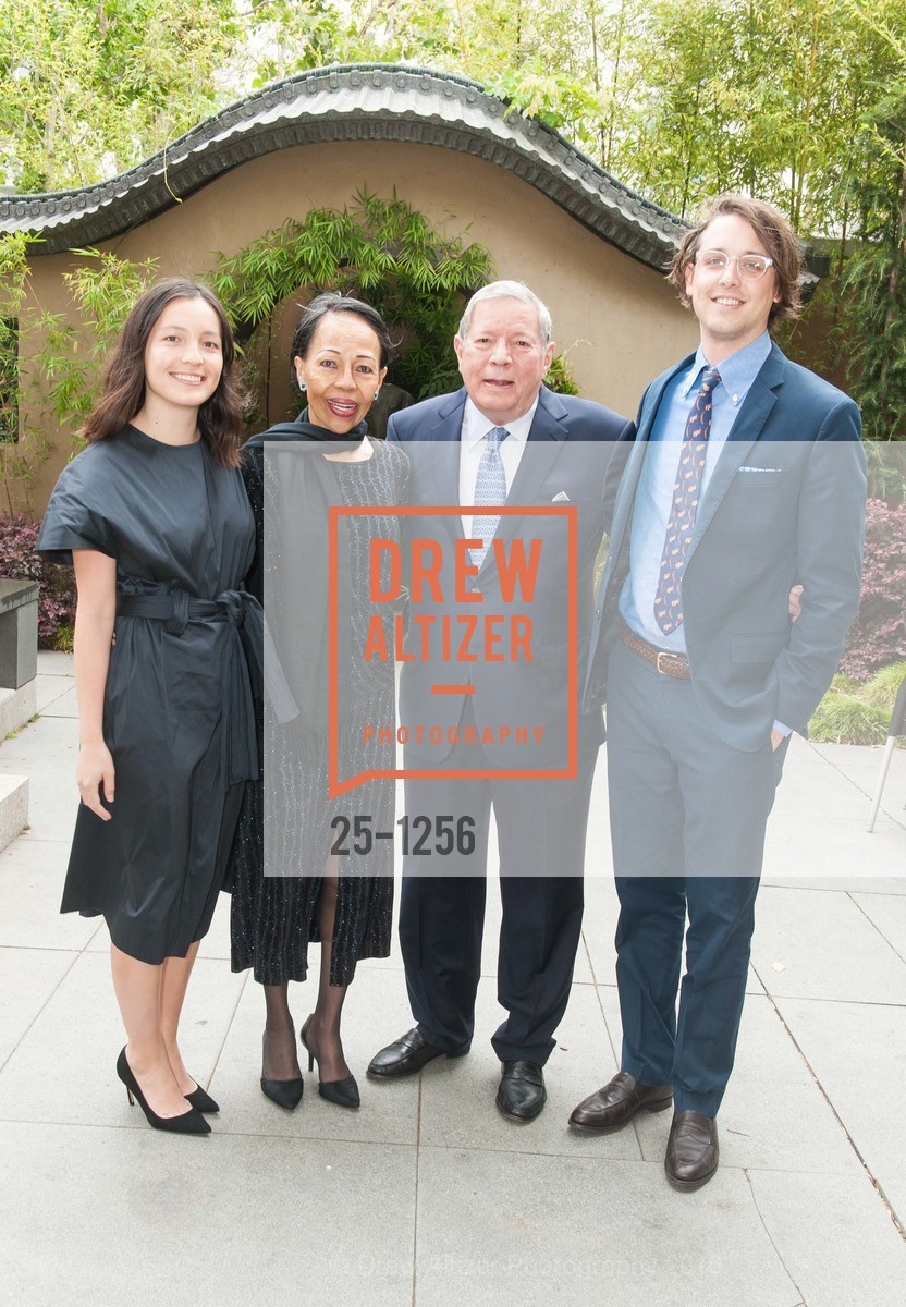Claire Vinson, Joan Vinson, Glenn Vinson, Philip Williams, The Asian Art Museum Honors Their Unsung Heroes, Asian Art Museum, The Peterson Room. 200 Larkin St, June 7th, 2016, Photo #25-1256 Claire Vinson, Joan Vinson, Glenn Vinson, Philip Williams, Photo #25-1256