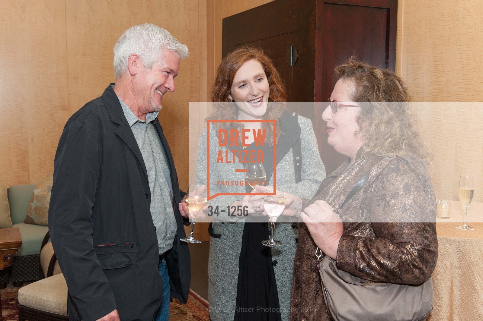 Tim Branam, Jennifer Rosenthal, Marjorie Poore, The Asian Art Museum Honors Their Unsung Heroes, Asian Art Museum, The Peterson Room. 200 Larkin St, June 7th, 2016, Photo #34-1256 Tim Branam, Jennifer Rosenthal, Marjorie Poore, Photo #34-1256