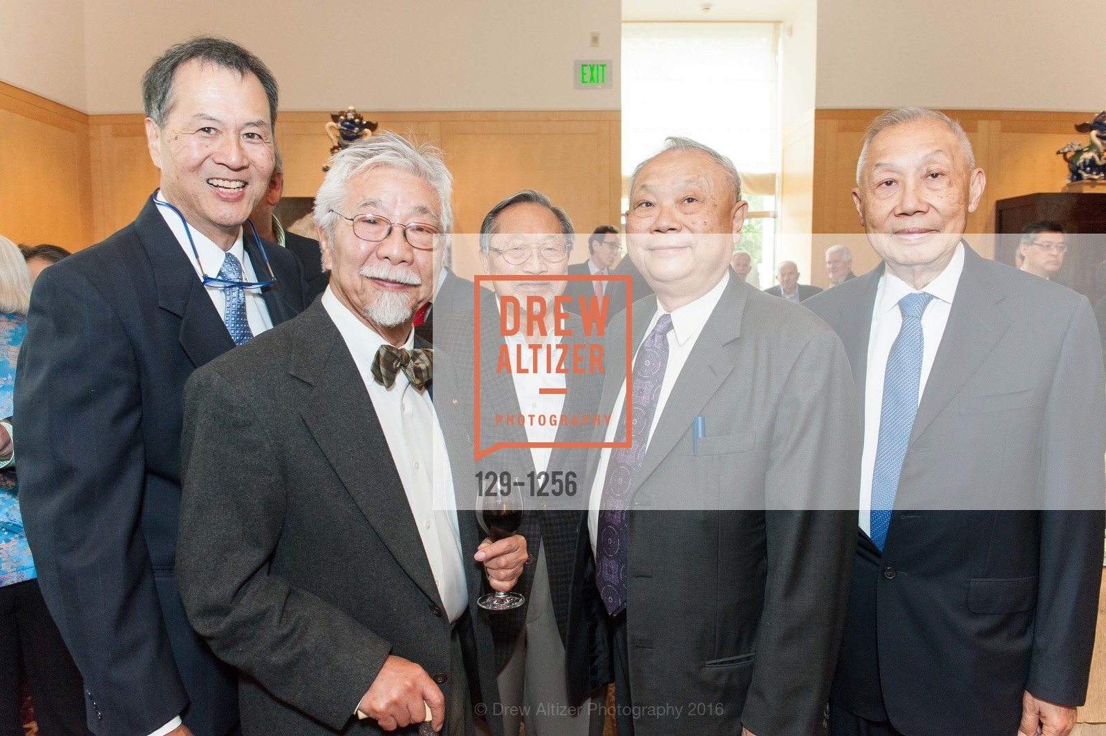 David Lei, Ming Gee, Richard Achuck, Warren Hracuck, The Asian Art Museum Honors Their Unsung Heroes, Asian Art Museum, The Peterson Room. 200 Larkin St, June 7th, 2016, Photo #129-1256 David Lei, Ming Gee, Richard Achuck, Warren Hracuck, Photo #129-1256