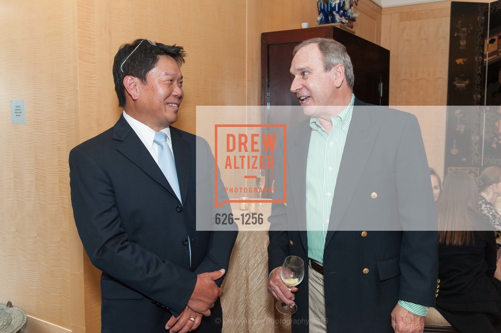 Rick Kanda, Loren Rohr, The Asian Art Museum Honors Their Unsung Heroes, Asian Art Museum, The Peterson Room. 200 Larkin St, June 7th, 2016, Photo #626-1256 Rick Kanda, Loren Rohr, Photo #626-1256