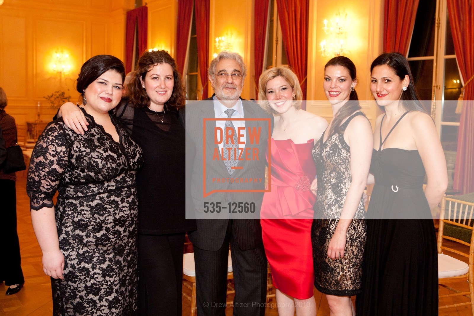 Leah Crocetto, Tamara Sanikidze, Placido Domingo, Susannah Biller, Sara Gartland, Maya Lahyani, Placido Domingo at CAROLANDS, US, November 4th, 2010, Photo #535-12560 Leah Crocetto, Tamara Sanikidze, Placido Domingo, Susannah Biller, Sara Gartland, Maya Lahyani, Photo #535-12560