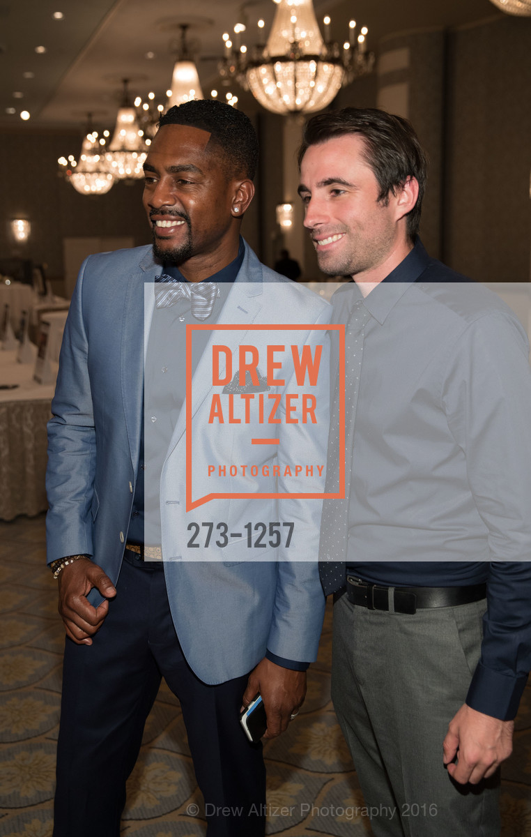 Bill Bellamy, Tyler Sobie, COOL COMEDY & HOT CUISINE Benefiting The Scleroderma Research Foundation, Fairmont Hotel, Ballroom. 950 Mason Street, June 7th, 2016, Photo #273-1257 Bill Bellamy, Tyler Sobie, Photo #273-1257