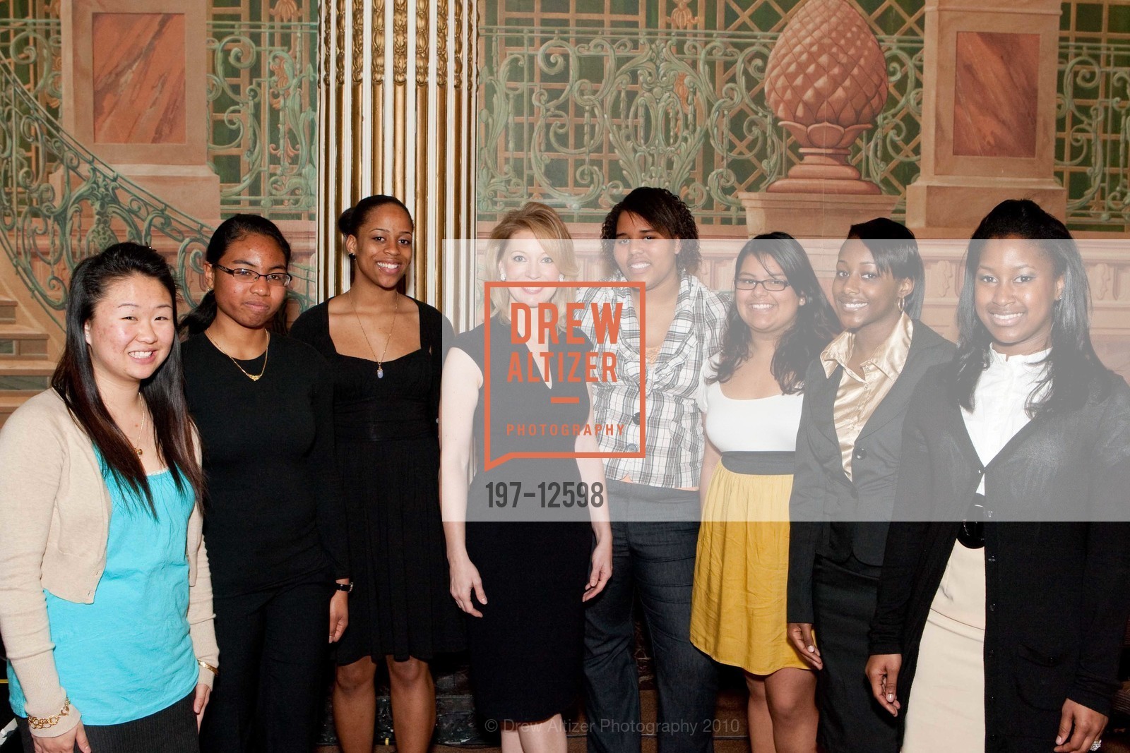 Winnie Phan, Adrena Ng, Lamisha Durée, Heather Rodriguez, De’Monique (Nikki) Carroll, Margaret Emily Reyes, Jackie Fuller, Andrea Beasley, BGCSF Charles Schwab Youth of the Year Luncheon, US, February 2nd, 2010, Photo #197-12598 Winnie Phan, Adrena Ng, Lamisha Durée, Heather Rodriguez, De’Monique (Nikki) Carroll, Margaret Emily Reyes, Jackie Fuller, Andrea Beasley, Photo #197-12598