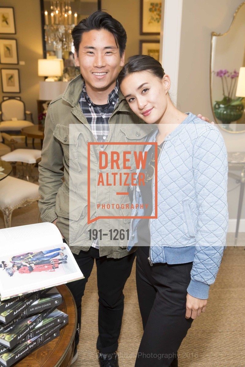 Joe Lee, Joanna Lily Wong, Advanced Style: Older & Wiser: Book Signing with Joy Bianchi and author Ari Seth Cohen at epoca Antiques, Epoca. 1700 16th Street, June 9th, 2016, Photo #191-1261 Joe Lee, Joanna Lily Wong, Photo #191-1261