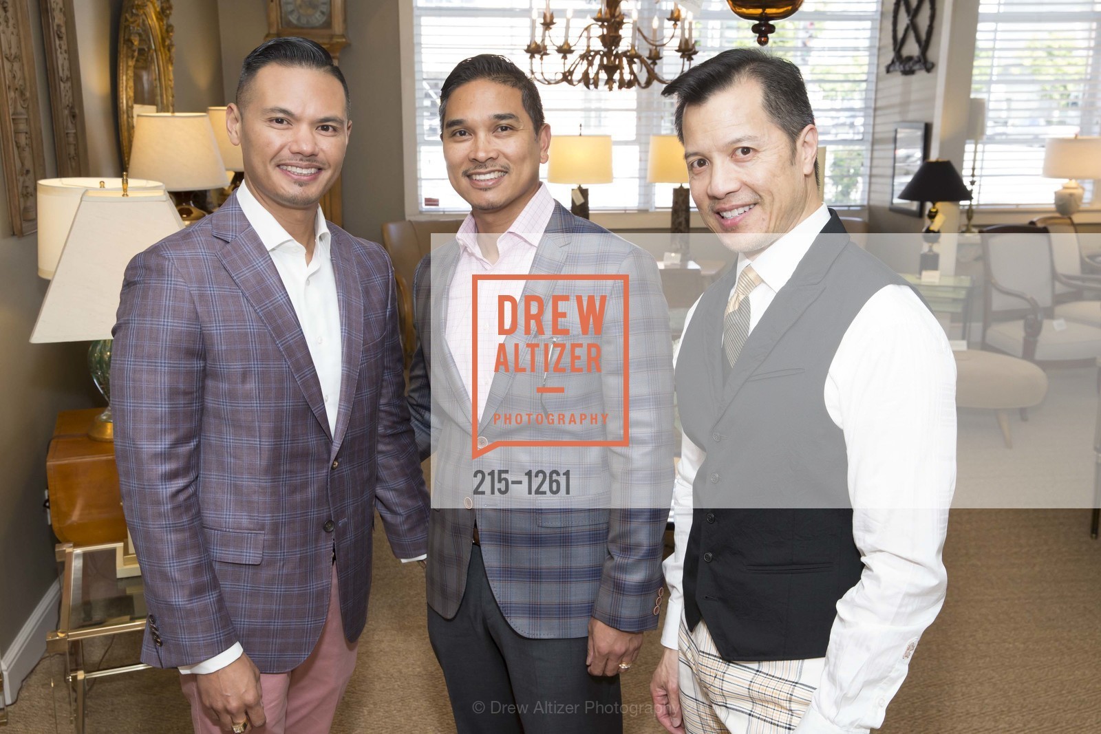 Jason Legaspi, Randy Ansaldo, Kevin Yee, Advanced Style: Older & Wiser: Book Signing with Joy Bianchi and author Ari Seth Cohen at epoca Antiques, Epoca. 1700 16th Street, June 9th, 2016, Photo #215-1261 Jason Legaspi, Randy Ansaldo, Kevin Yee, Photo #215-1261