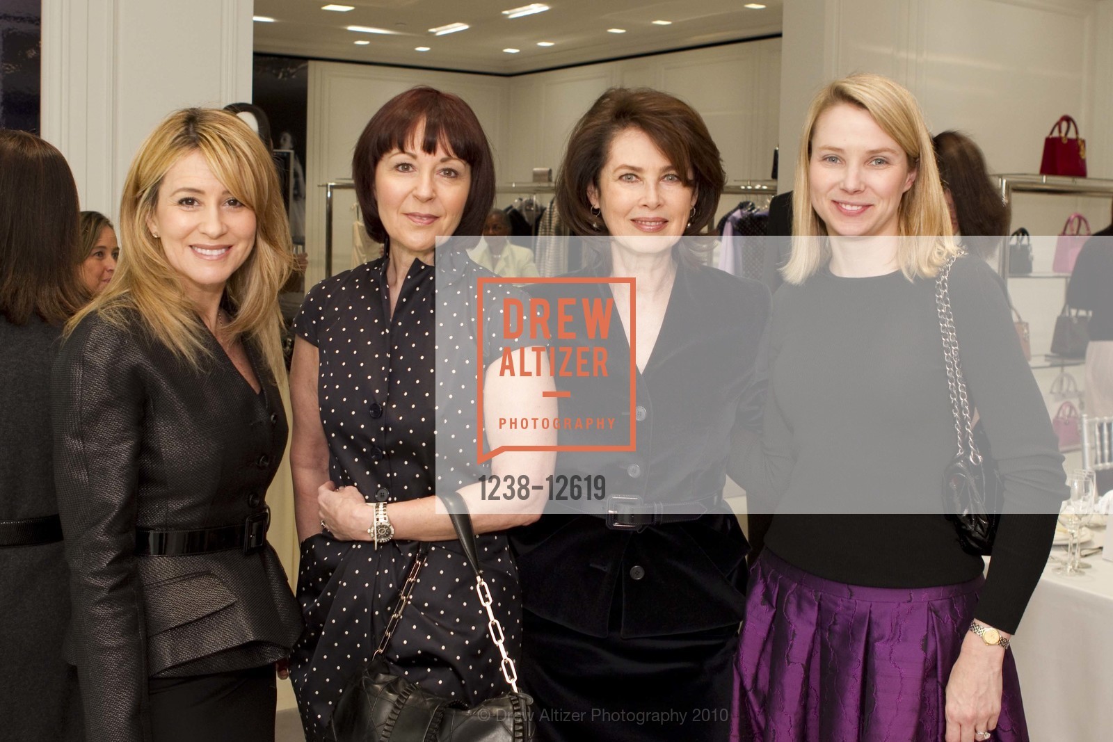 Karen Watkins, Pamela Baxter, Dayle Haddon, Marissa Mayer, DIOR Hosts a Luncheon for School of American Ballet in 57th St. Boutique - NYC, US, February 28th, 2010, Photo #1238-12619 Karen Watkins, Pamela Baxter, Dayle Haddon, Marissa Mayer, Photo #1238-12619