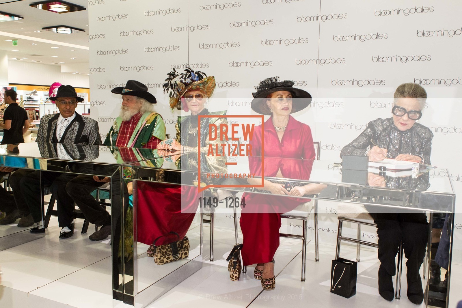 Mark Linder, Ginny Linder, Irene Coyazo, Joy Venturini Bianchi, ADVANCED STYLE: OLDER & WISER Book Signing At Bloomingdales, Bloomingdale's, First Floor, June 11th, 2016, Photo #1149-1264 Mark Linder, Ginny Linder, Irene Coyazo, Joy Venturini Bianchi, Photo #1149-1264
